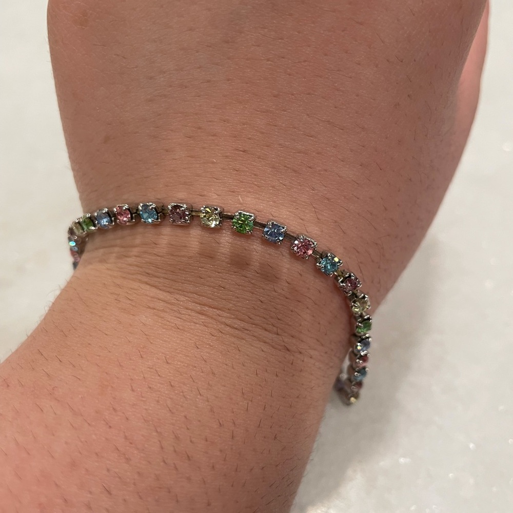Rainbow Rhinestone bracelet
